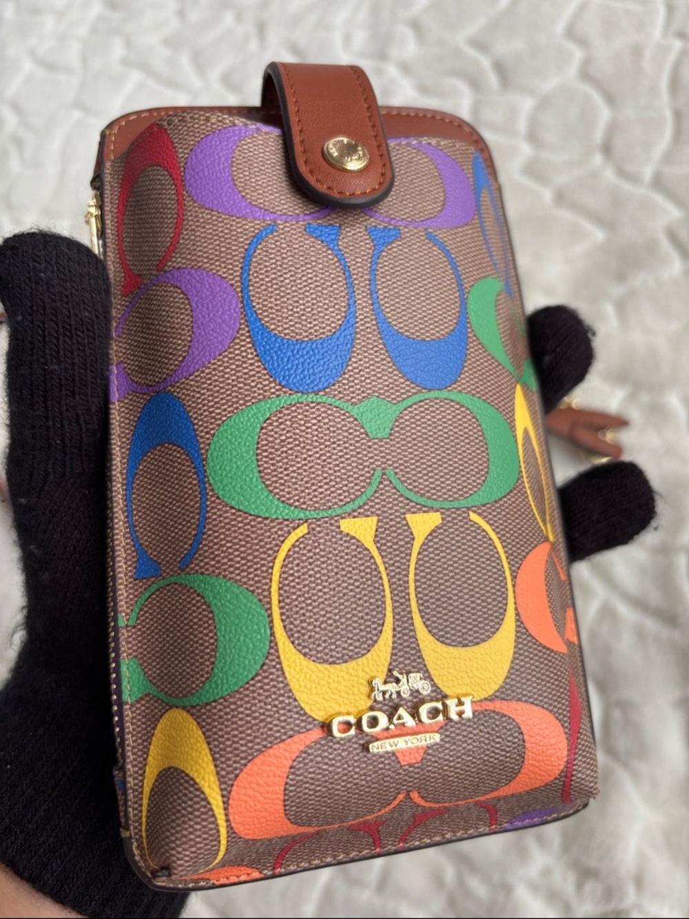 Coach Signature Rainbow Crossbody C9943 - Picture 8 of 13